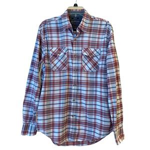 American Rag Long Sleeve Plaid Shirt, Men’s Medium